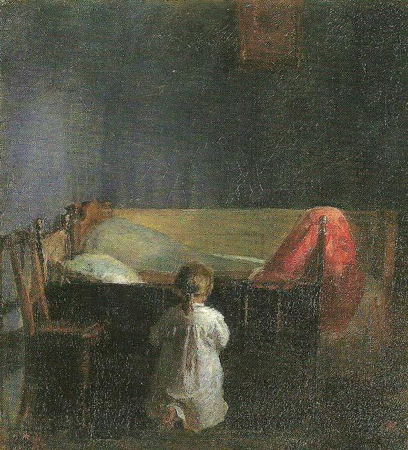 Anna Ancher aftenbon France oil painting art